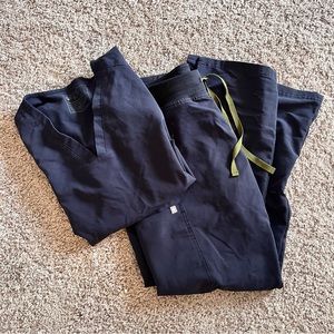 FIGS Dark Harbor Scrub Set